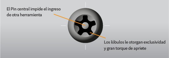 Impronta 5 Lobe Pin